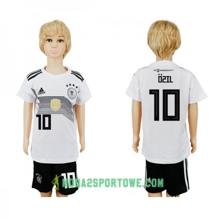 Koszulka Niemcy Ozil 10 Dziecięcy Mistrzostwa Świata 2018 Domowe Stroje Piłkarskie